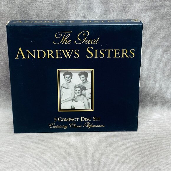 The Great Andrews Sisters 3 CD Box Set Classic Performances - Picture 5 of 7